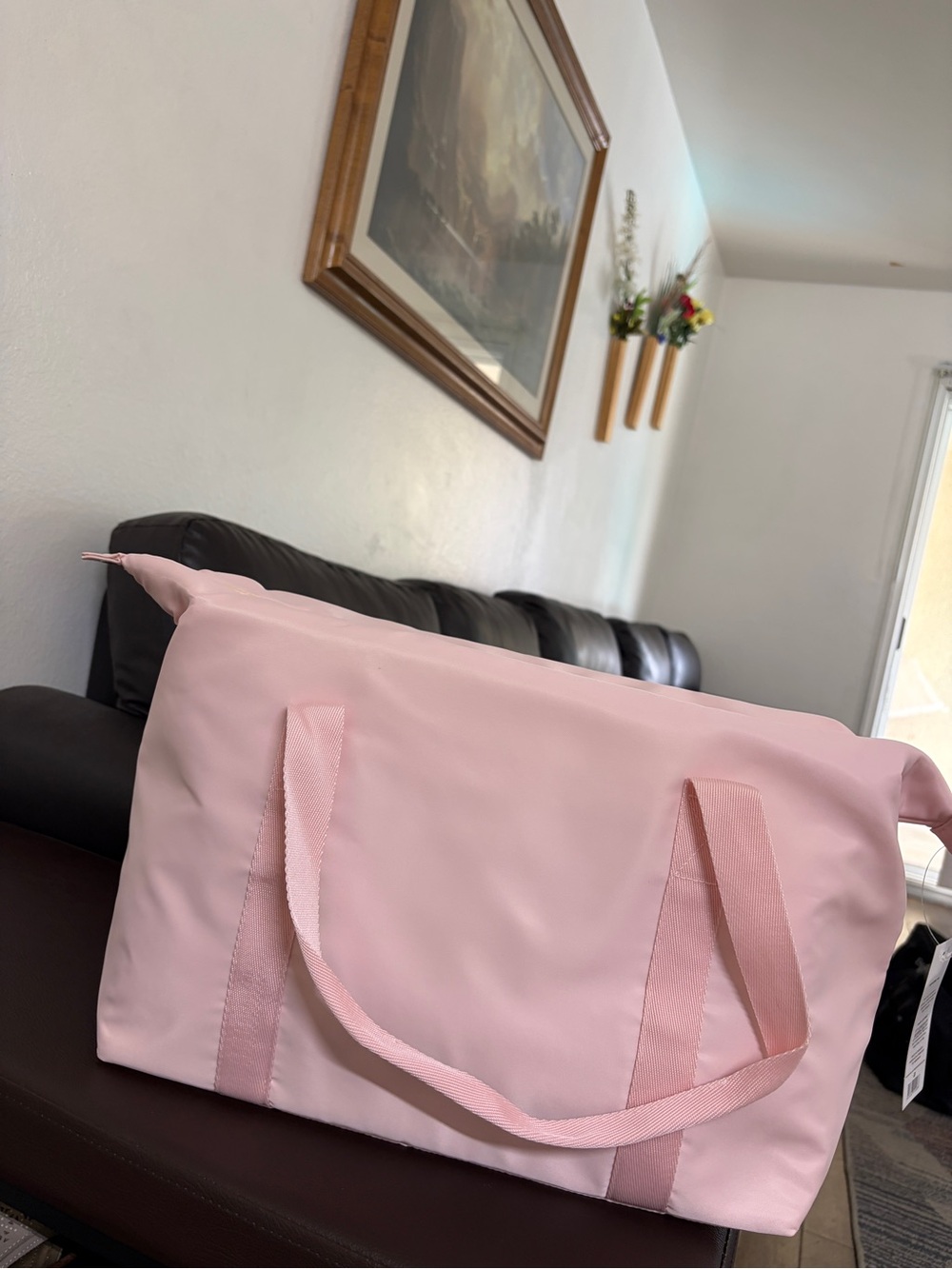 Marc Jacobs Fragrances Pink Sticker Duffle Bag - Picture 4 of 9
